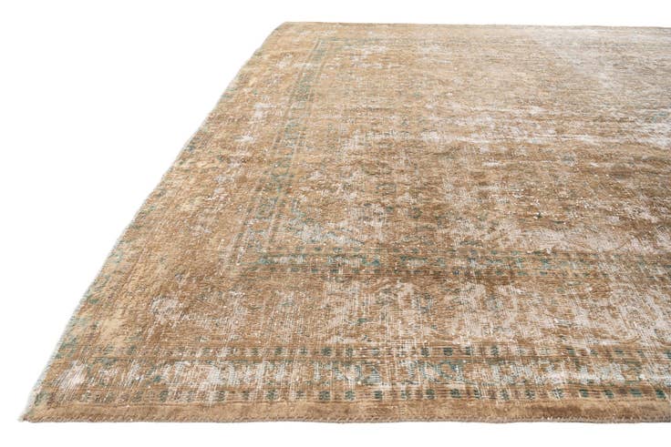 Detail image of 9' 7 x 11' 9 Hand Knotted Ultra Vintage Persian Wool Rug