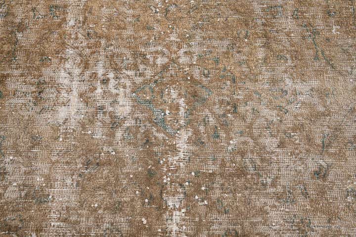 9' 7 x 11' 9 Hand Knotted Ultra Vintage Persian Wool Rug