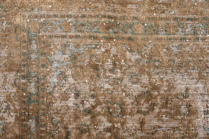 9' 7 x 11' 9 Hand Knotted Ultra Vintage Persian Wool Rug