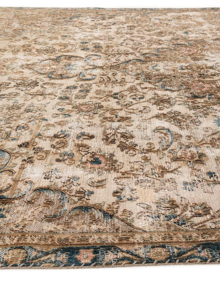 Detail image of 7' 2 x 9' 9  Hand Knotted Ultra Vintage Persian Wool Rug