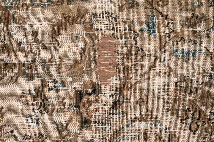 7' 2 x 9' 9 Hand Knotted Ultra Vintage Persian Wool Rug