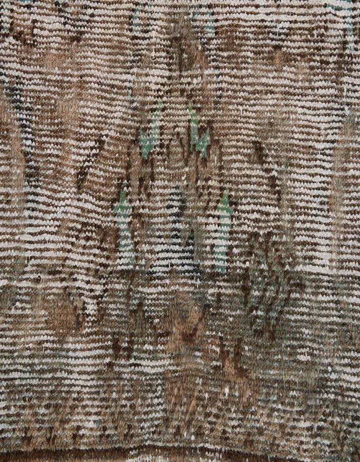 Detail image of 6' 8 x 8' 5  Hand Knotted Ultra Vintage Persian Wool Rug