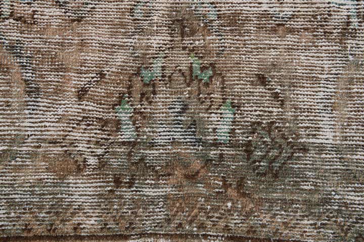 6' 8 x 8' 5 Hand Knotted Ultra Vintage Persian Wool Rug