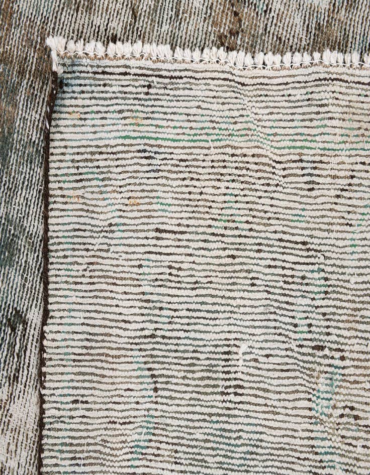 Detail image of 6' 8 x 8' 5  Hand Knotted Ultra Vintage Persian Wool Rug