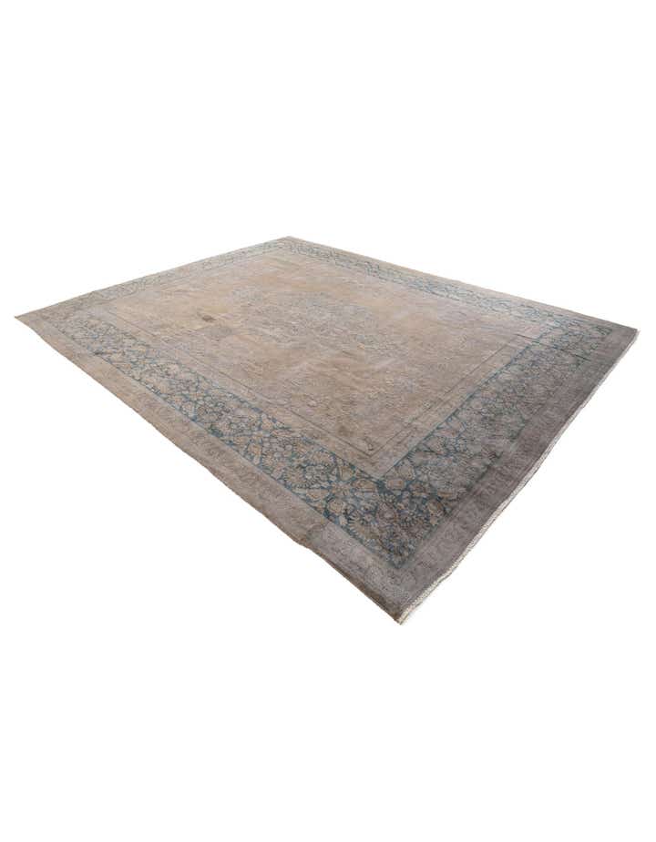 9' 4 x 11' 10 Hand Knotted Ultra Vintage Persian Wool Rug