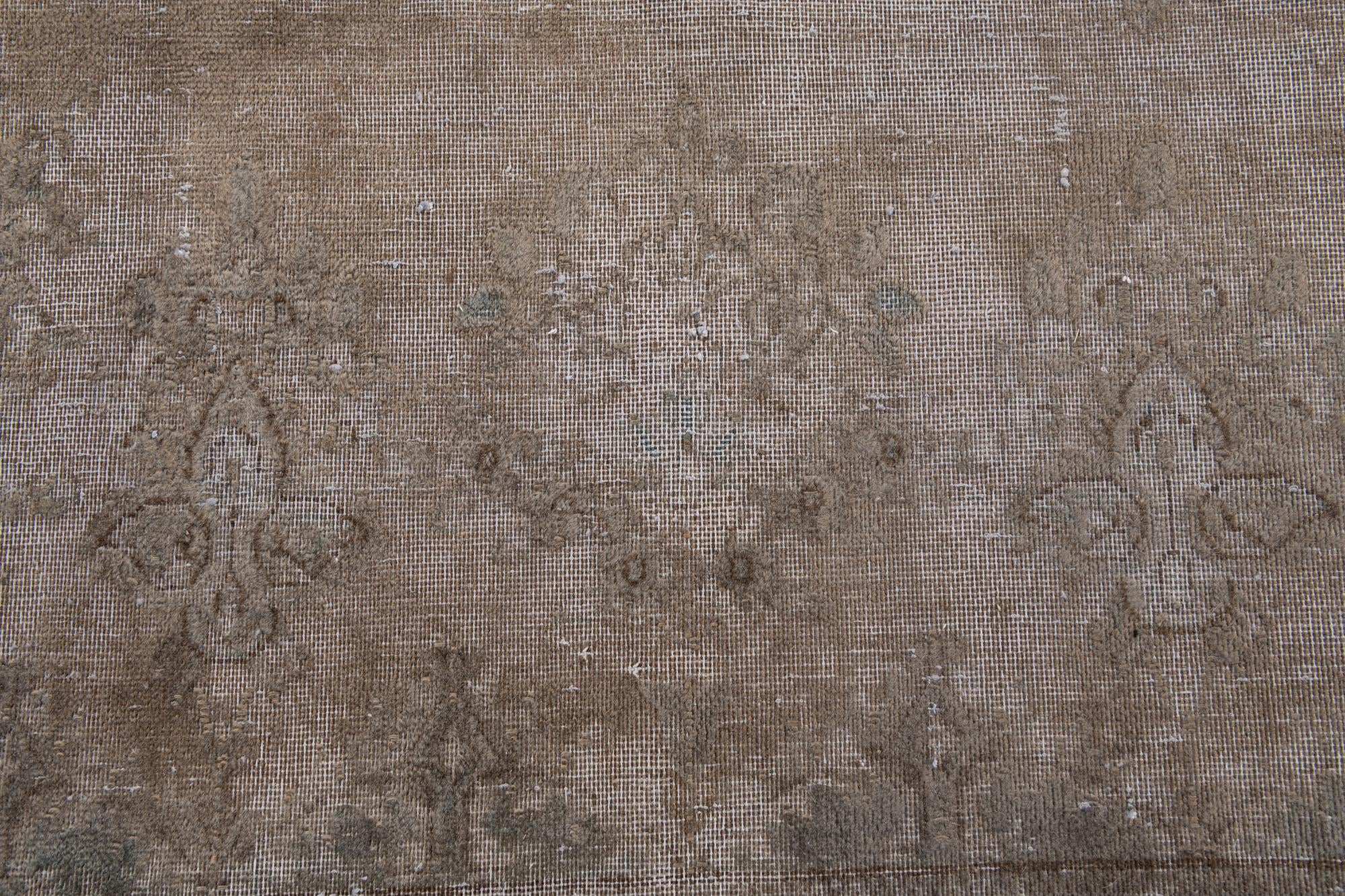 9' 4 x 11' 10 Hand Knotted Ultra Vintage Persian Wool Rug