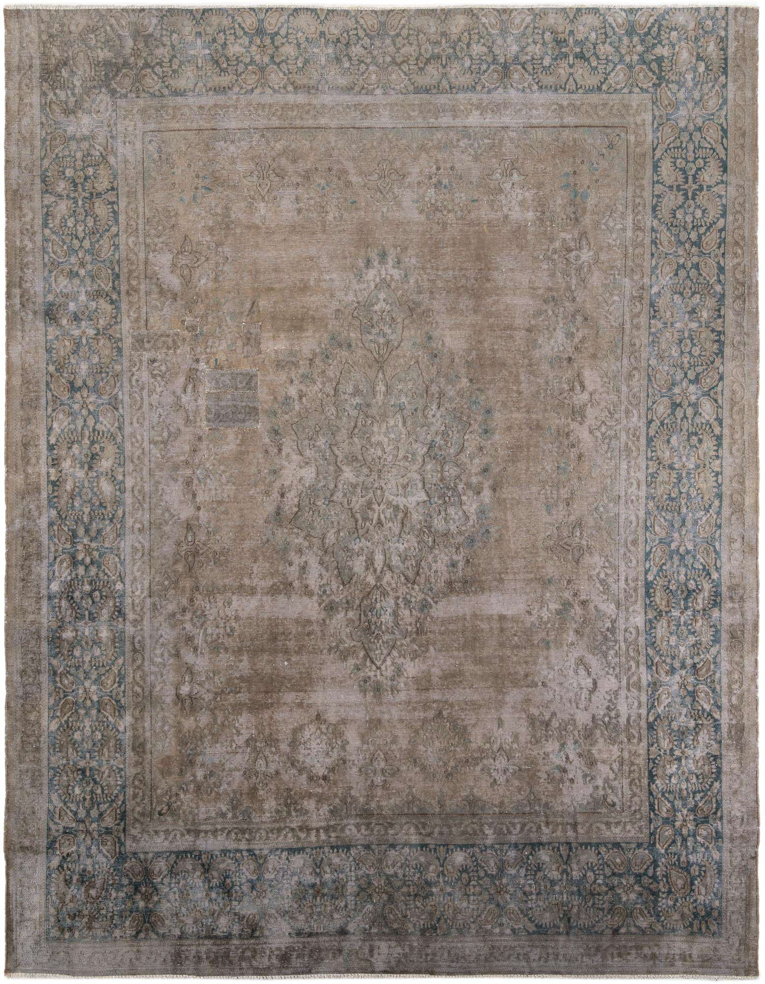 Primary image 9' 4 x 11' 10  Hand Knotted Ultra Vintage Persian Wool Rug