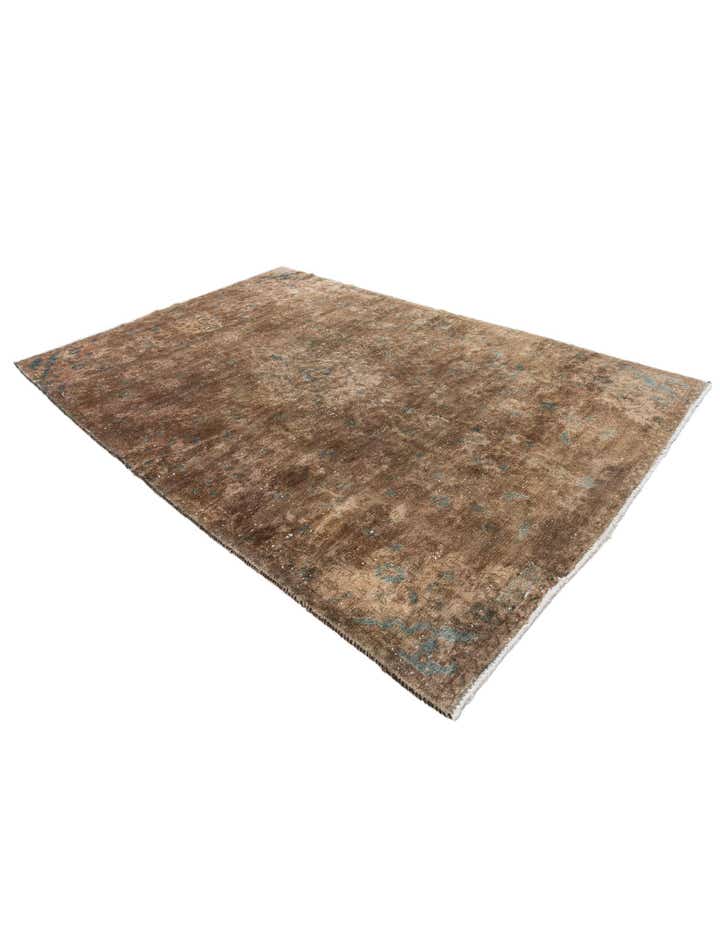 5' 3 x 7' 10 Hand Knotted Ultra Vintage Persian Wool Rug