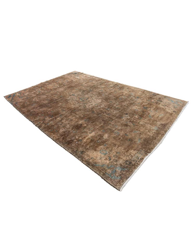 Detail image of 5' 3 x 7' 10 Hand Knotted Ultra Vintage Persian Wool Rug