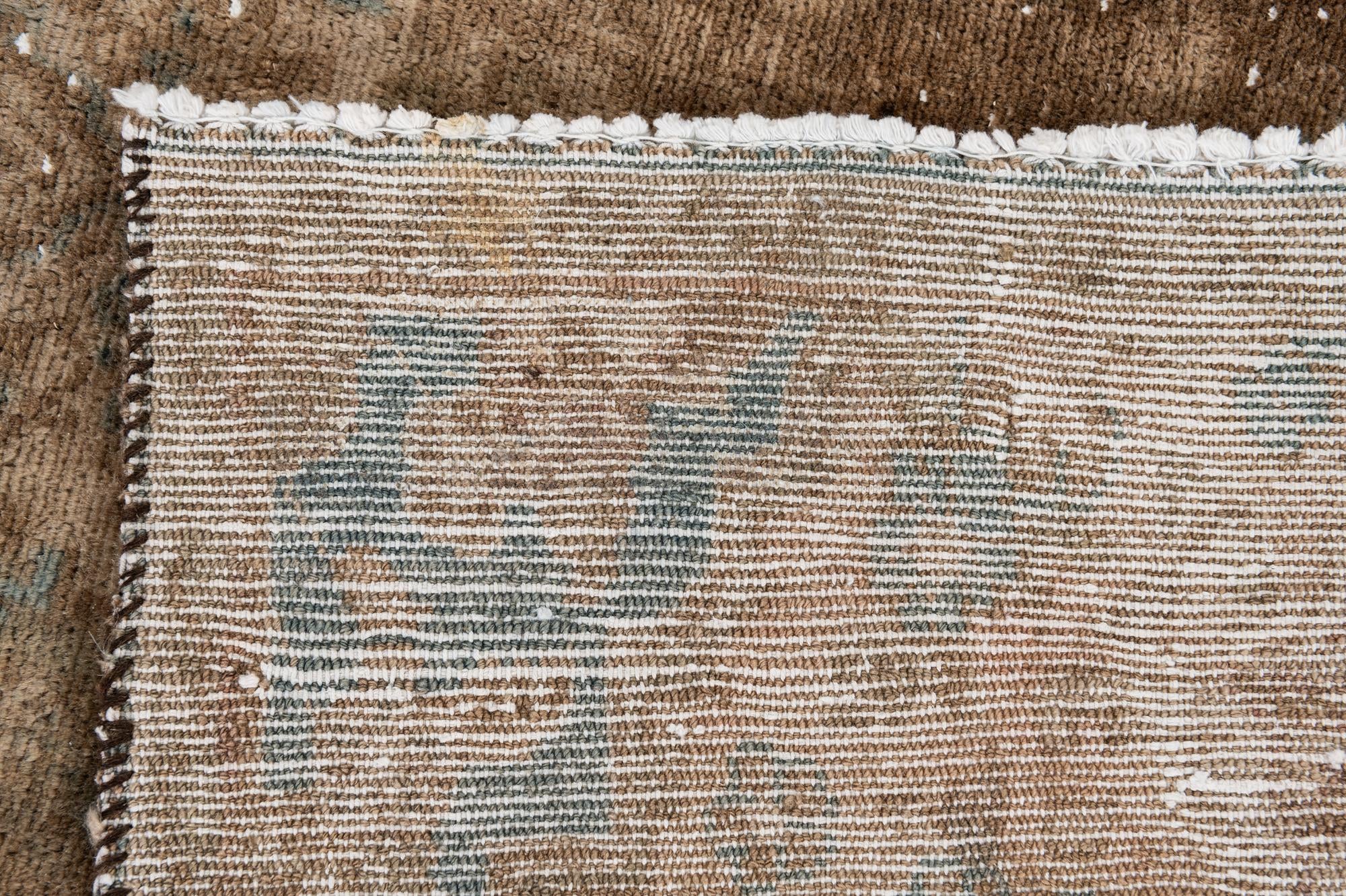 5' 3 x 7' 10 Hand Knotted Ultra Vintage Persian Wool Rug