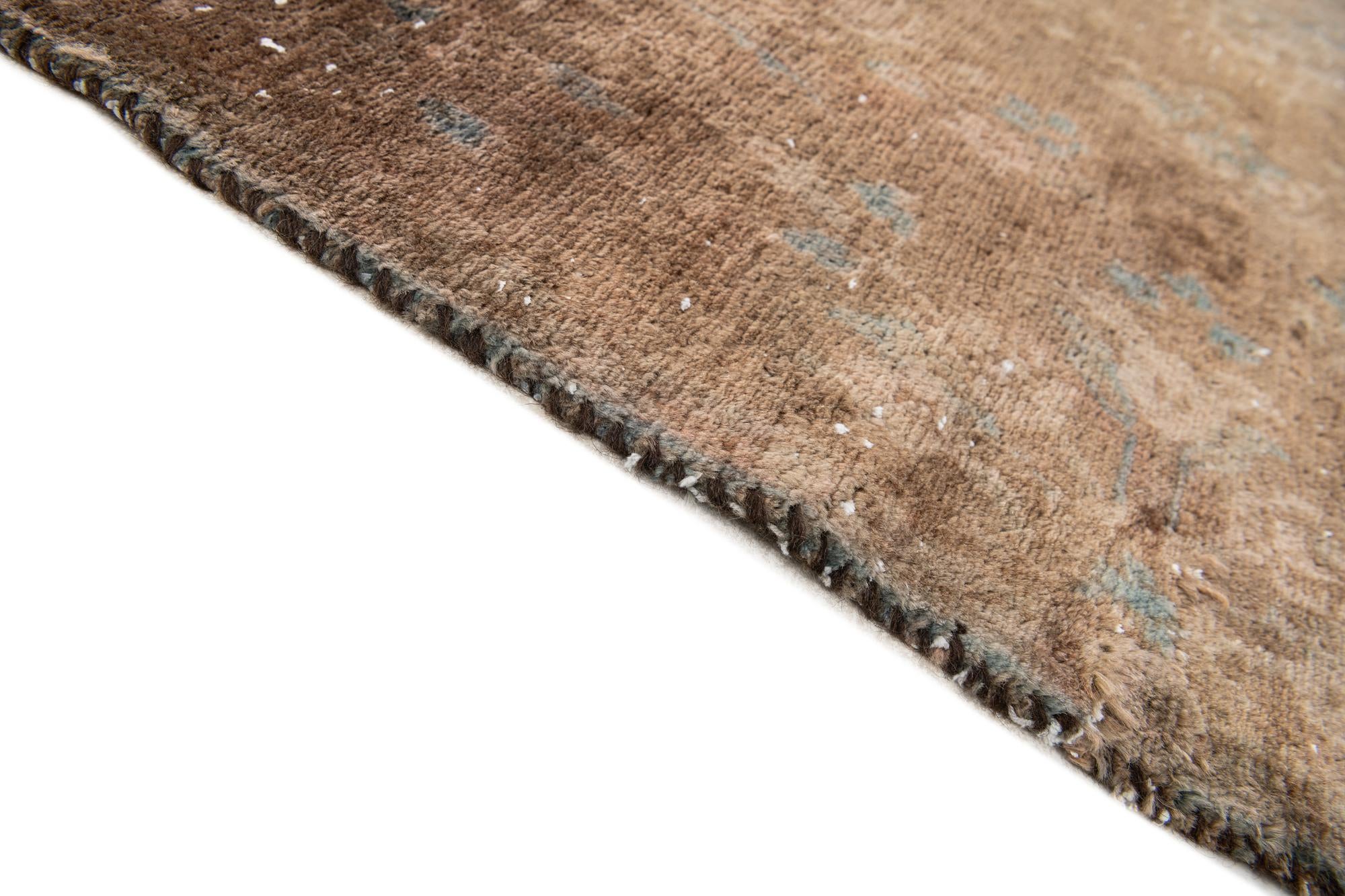 5' 3 x 7' 10 Hand Knotted Ultra Vintage Persian Wool Rug