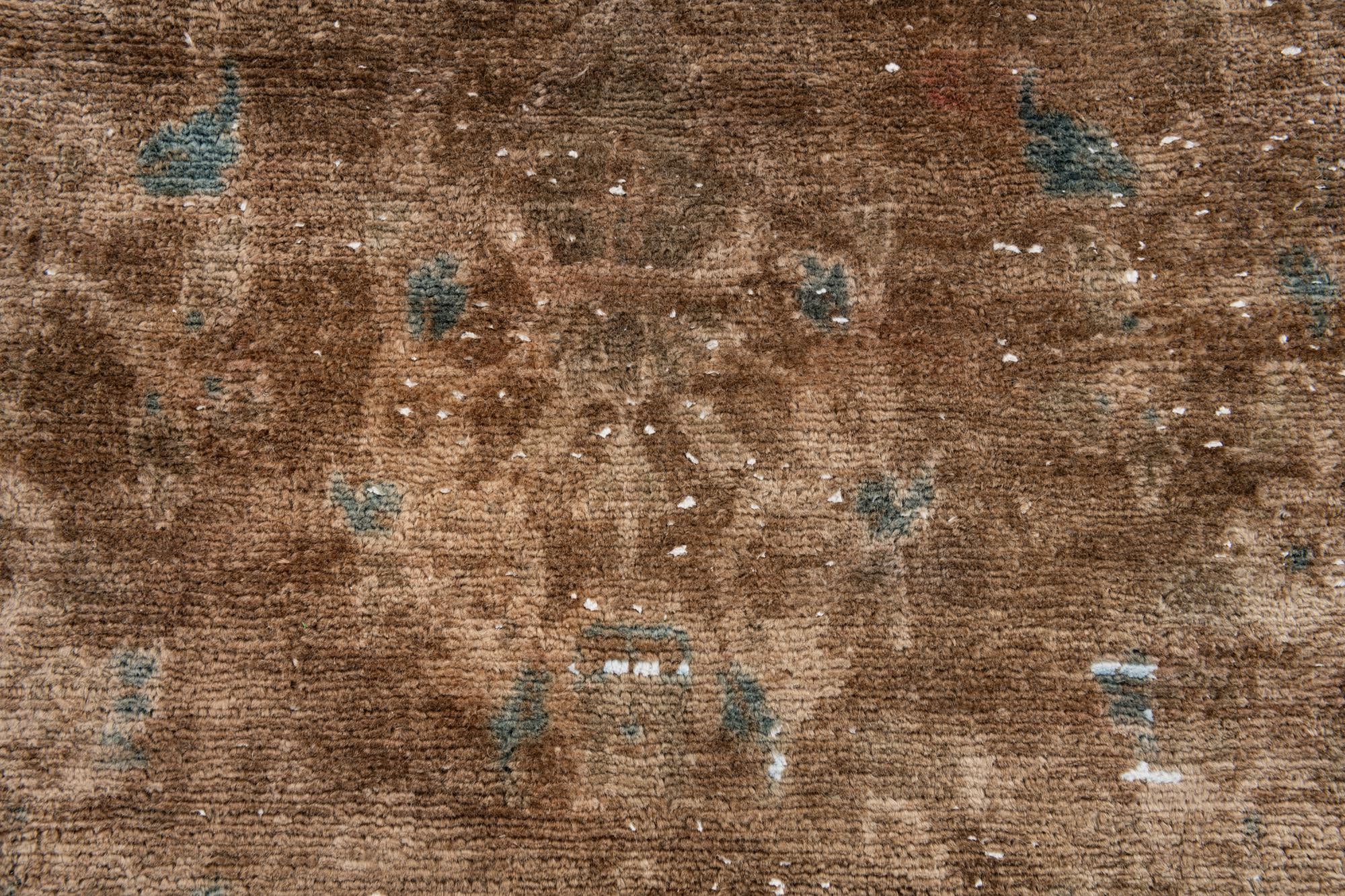 5' 3 x 7' 10 Hand Knotted Ultra Vintage Persian Wool Rug