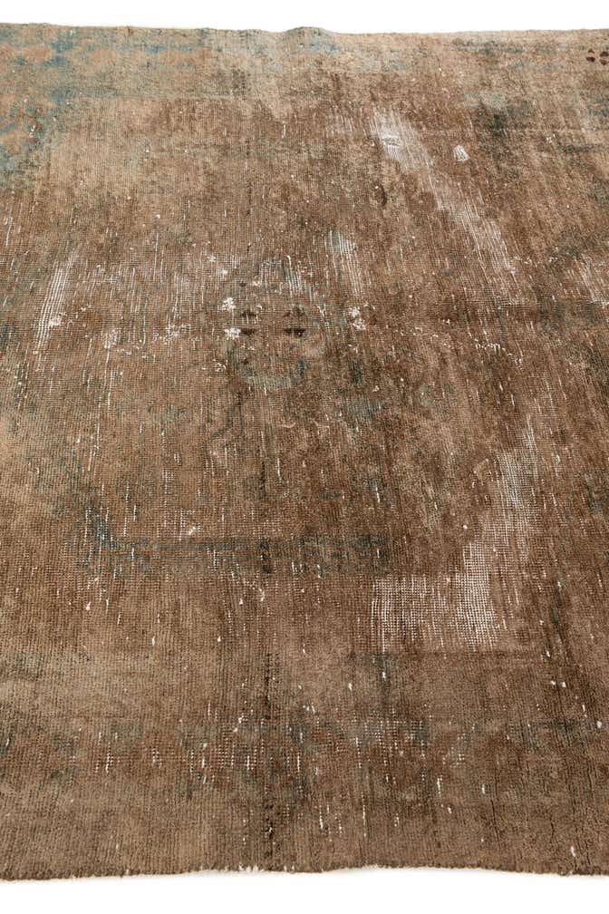 5' 3 x 6' 10 Hand Knotted Ultra Vintage Persian Wool Rug