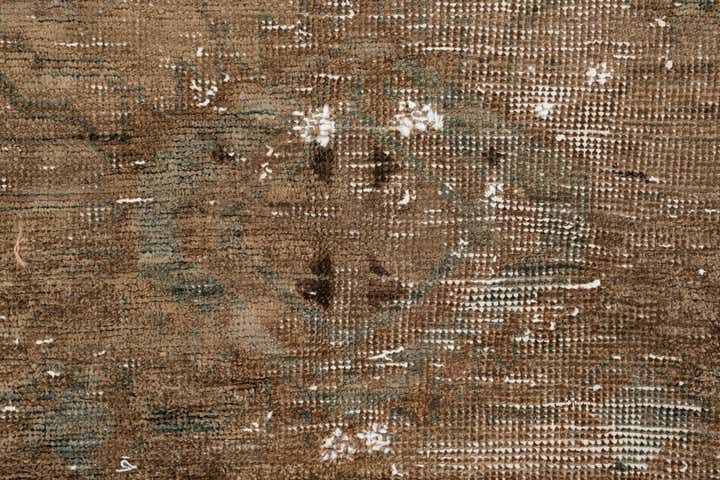 5' 3 x 6' 10 Hand Knotted Ultra Vintage Persian Wool Rug