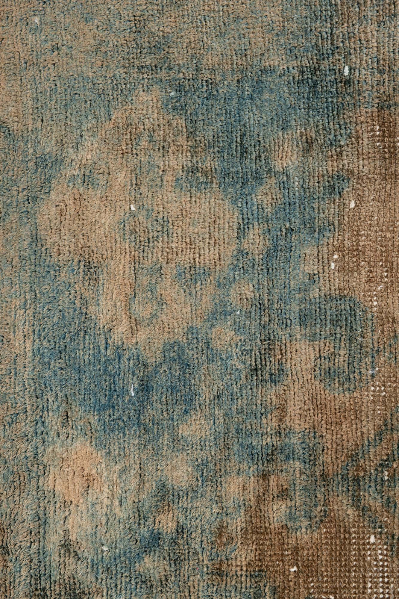 5' 3 x 6' 10 Hand Knotted Ultra Vintage Persian Wool Rug
