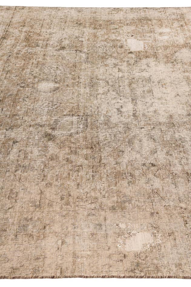 Detail image of 7' 8 x 11' 6 Hand Knotted Ultra Vintage Persian Wool Rug