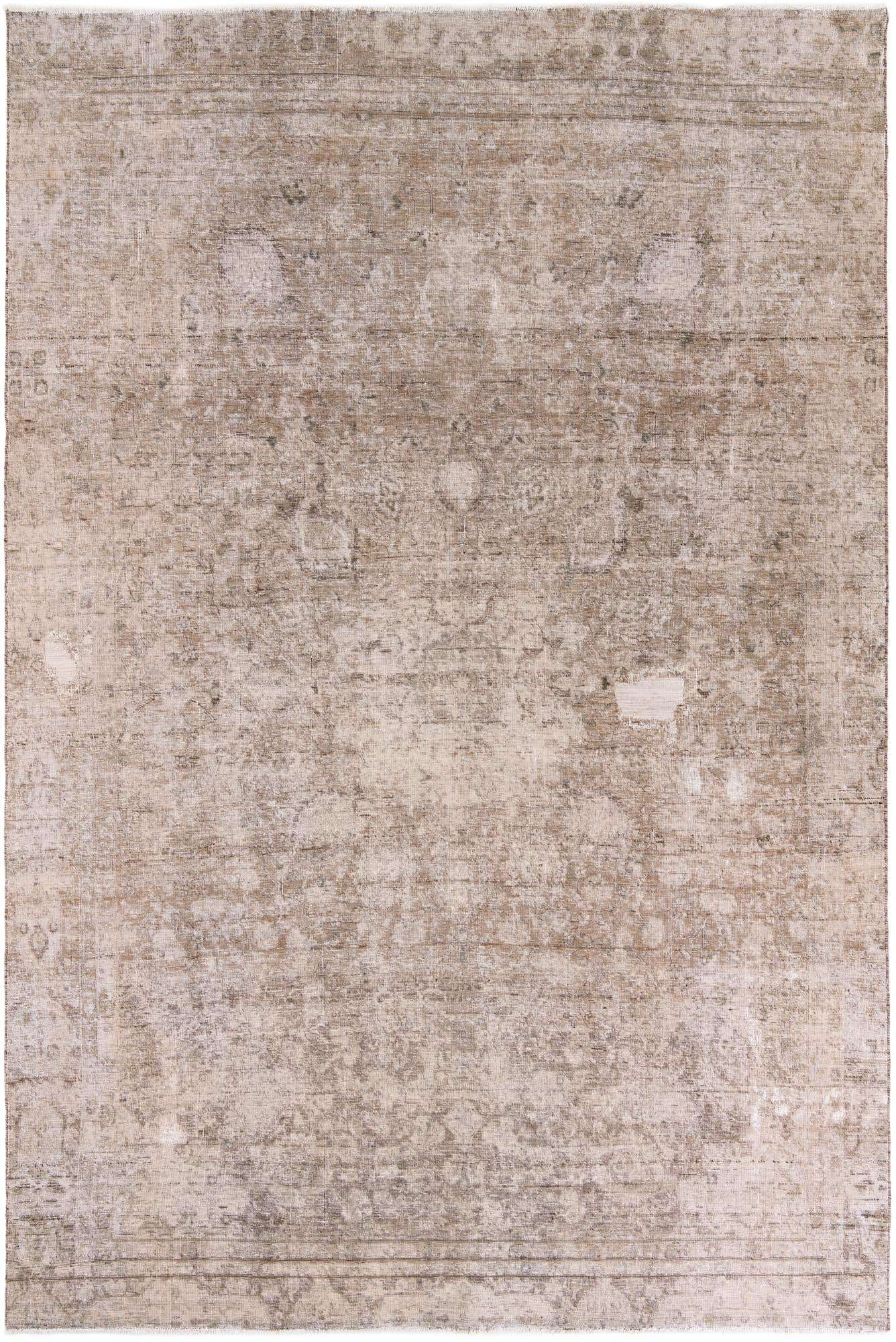 7' 8 x 11' 6 Hand Knotted Ultra Vintage Persian Wool Rug