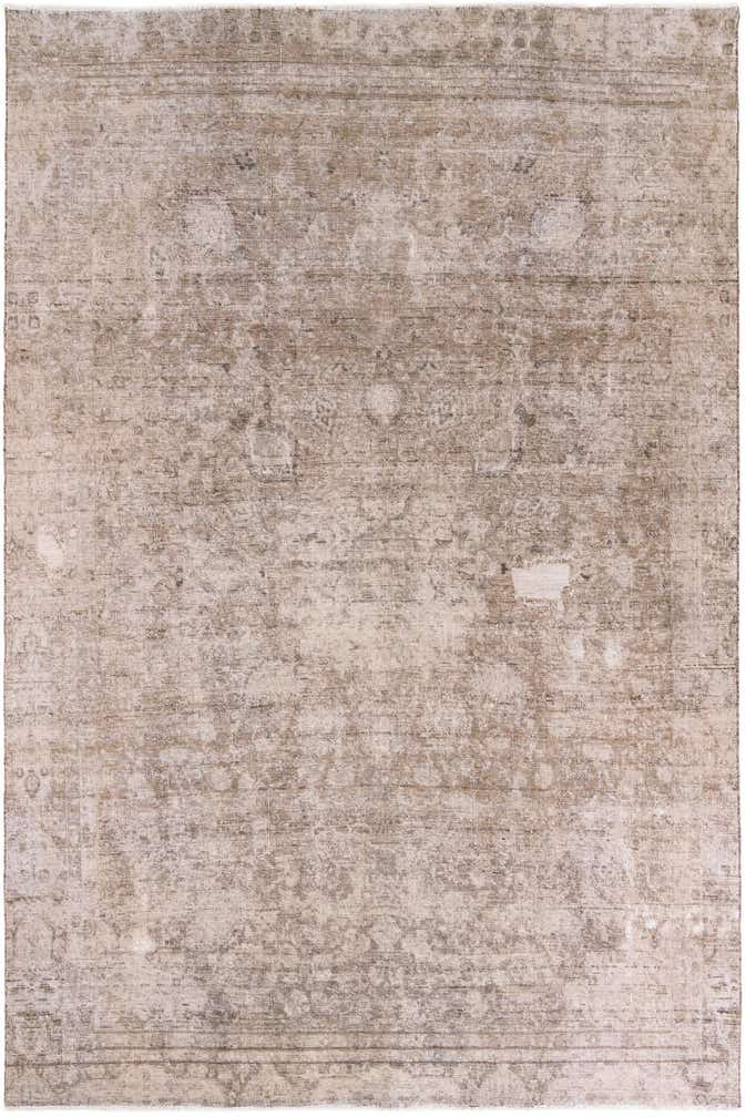 7' 8 x 11' 6 Hand Knotted Ultra Vintage Persian Wool Rug