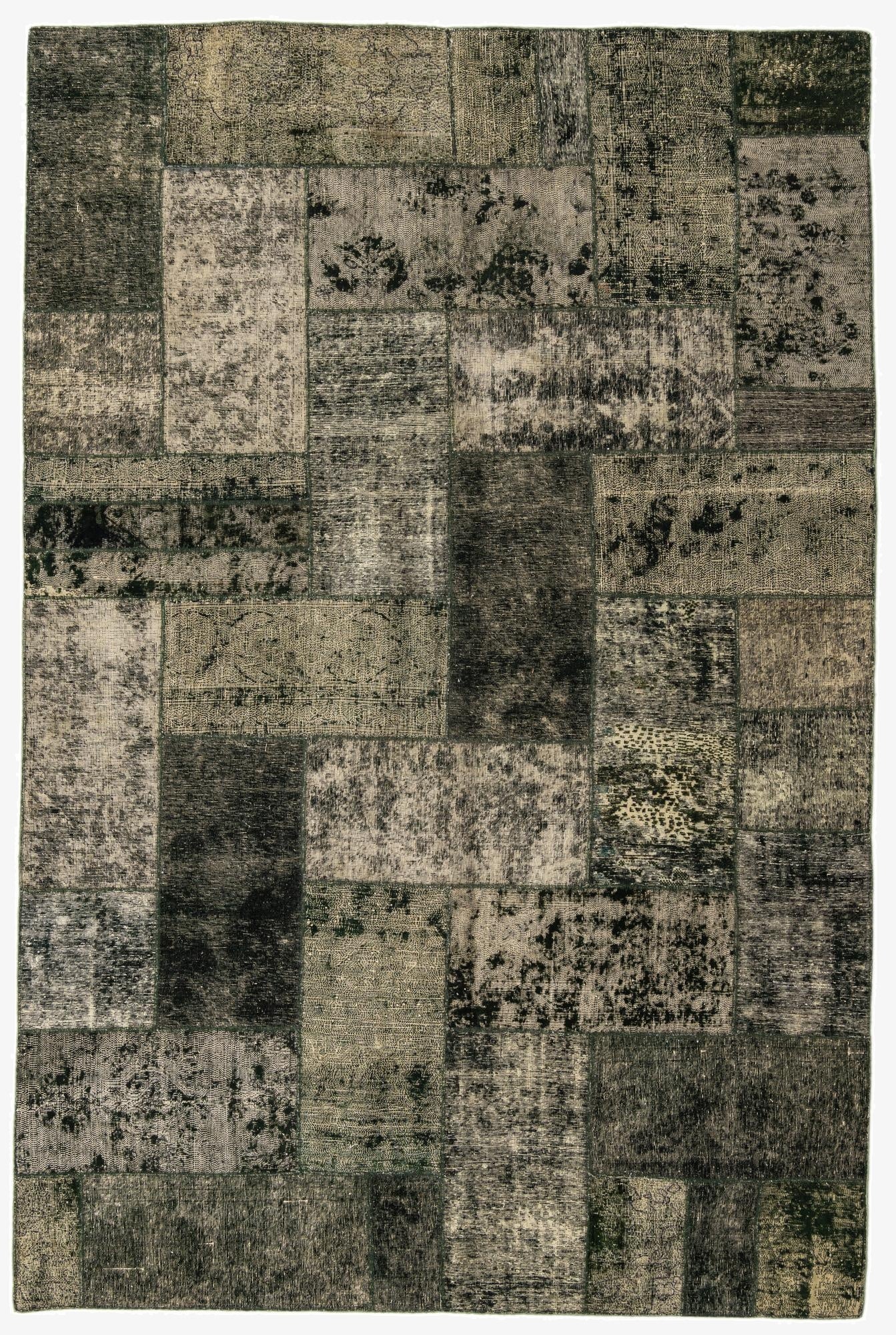 6' 10 x 10' 8  Hand Knotted Ultra Vintage Persian Wool Rug