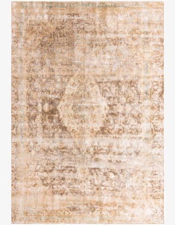 8' 7 x 12' 4 Hand Knotted Ultra Vintage Persian Wool Rug