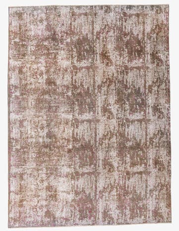 9' 4 x 12' 7 Hand Knotted Ultra Vintage Persian Wool Rug