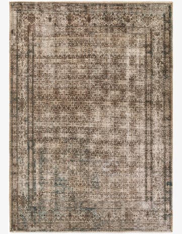 8' 10 x 12' 2 Hand Knotted Ultra Vintage Persian Wool Rug