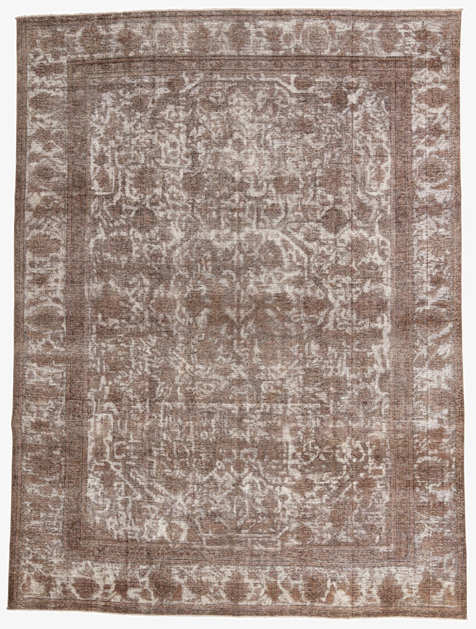 9' x 12' 1  Hand Knotted Ultra Vintage Persian Wool Rug