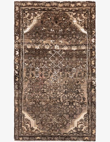 3' x 5' Hand Knotted Ultra Vintage Persian Wool Rug