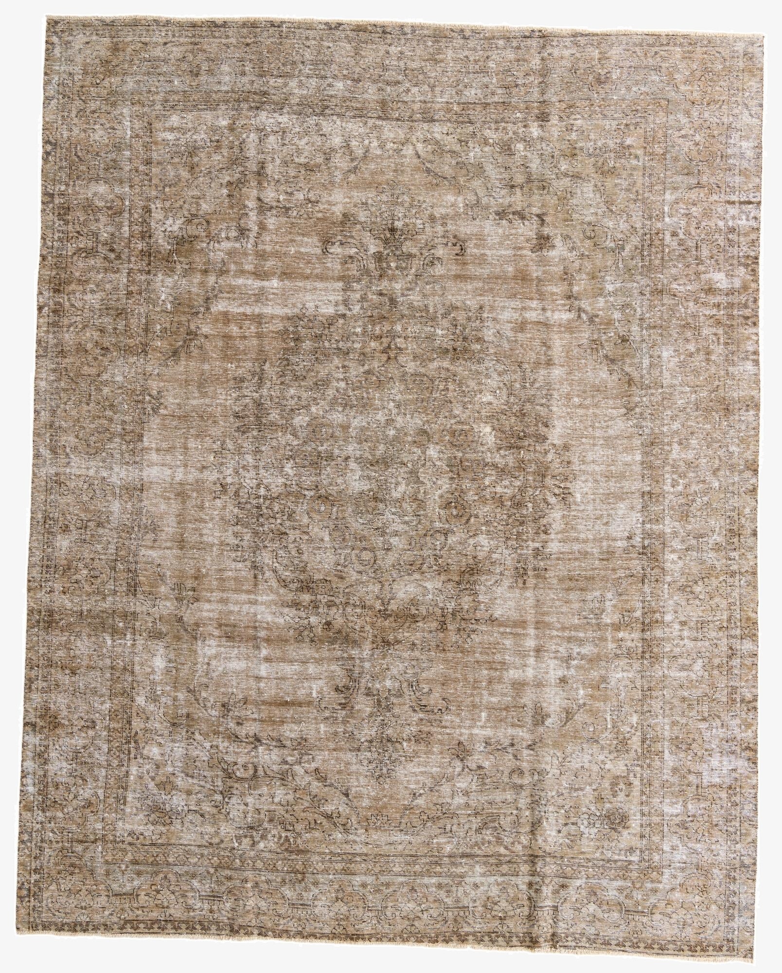 Primary image 9' 7 x 12' 2  Hand Knotted Ultra Vintage Persian Wool Rug