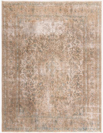 8' 1 x 10' 8 Hand Knotted Ultra Vintage Persian Wool Rug