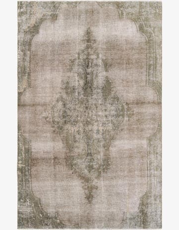 5' 5 x 8' 7 Hand Knotted Ultra Vintage Persian Wool Rug