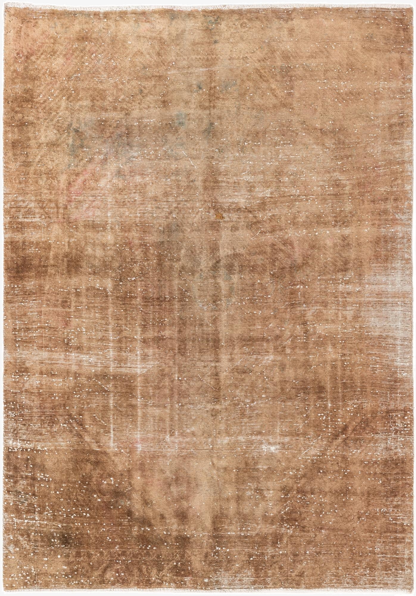 4' 10 x 6' 10  Hand Knotted Ultra Vintage Persian Wool Rug