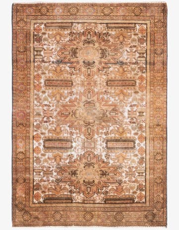 3' 3 x 4' 8 Hand Knotted Ultra Vintage Persian Wool Rug