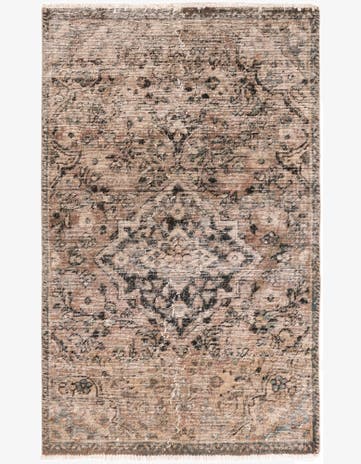 3' 2 x 5' Hand Knotted Ultra Vintage Persian Wool Rug