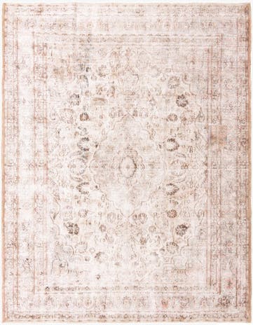 10' x 12' 10 Hand Knotted Ultra Vintage Persian Wool Rug