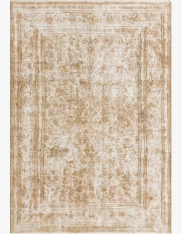 6' 6 x 9' 4 Hand Knotted Ultra Vintage Persian Wool Rug