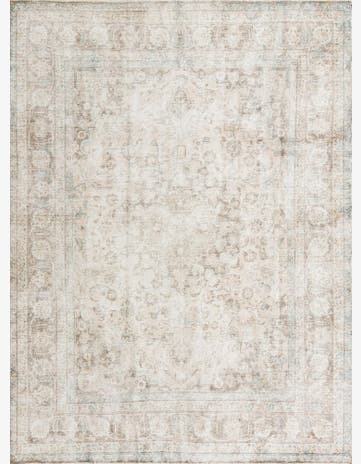 8' 3 x 11' Hand Knotted Ultra Vintage Persian Wool Rug