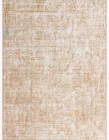 9' 6 x 12' 8 Hand Knotted Ultra Vintage Persian Wool Rug