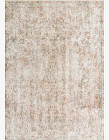 6' 6 x 9' 7 Hand Knotted Ultra Vintage Persian Wool Rug