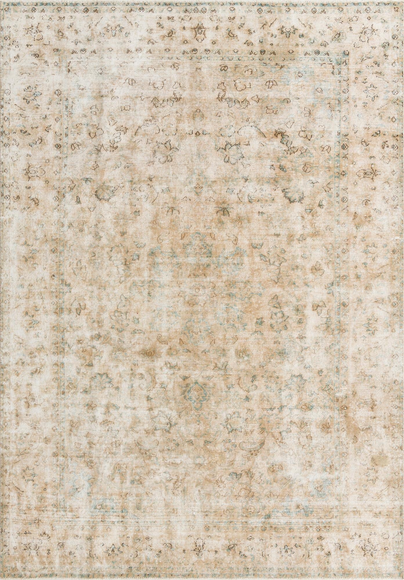 Primary image 7' 5 x 10' 8  Hand Knotted Ultra Vintage Persian Wool Rug