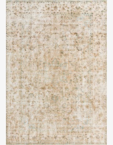 7' 5 x 10' 8 Hand Knotted Ultra Vintage Persian Wool Rug