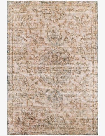 7' 9 x 11' 5 Hand Knotted Ultra Vintage Persian Wool Rug