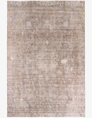 7' 8 x 11' 6 Hand Knotted Ultra Vintage Persian Wool Rug