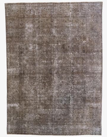 9' x 12' 7 Hand Knotted Ultra Vintage Persian Wool Rug