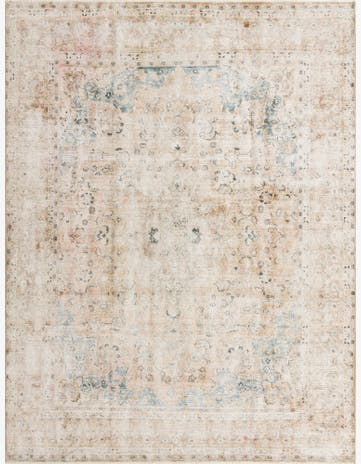 9' 4 x 12' 3 Hand Knotted Ultra Vintage Persian Wool Rug