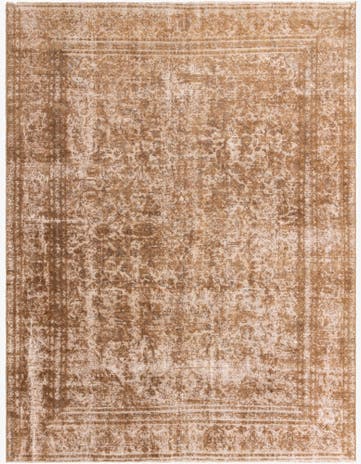 9' x 11' 9 Hand Knotted Ultra Vintage Persian Wool Rug