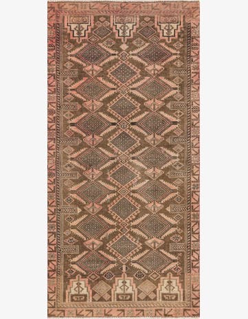 2' 7 x 5' 3 Hand Knotted Ultra Vintage Persian Wool Rug