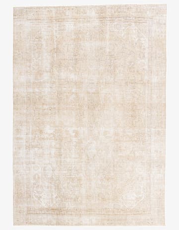 7' 3 x 10' 5 Hand Knotted Ultra Vintage Persian Wool Rug