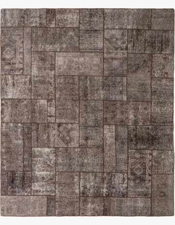 8' 4 x 10' Hand Knotted Ultra Vintage Persian Wool Rug