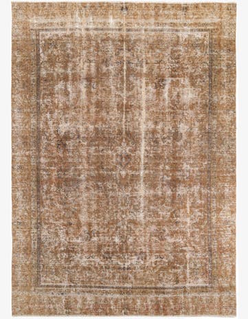 8' 6 x 11' 8 Hand Knotted Ultra Vintage Persian Wool Rug